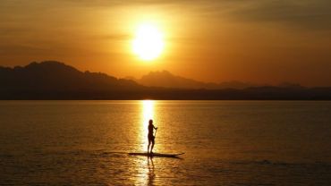 Sunset Stand Up Paddling