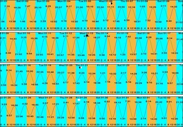Gezeiten Safaga/SomaBay - Januar 2021